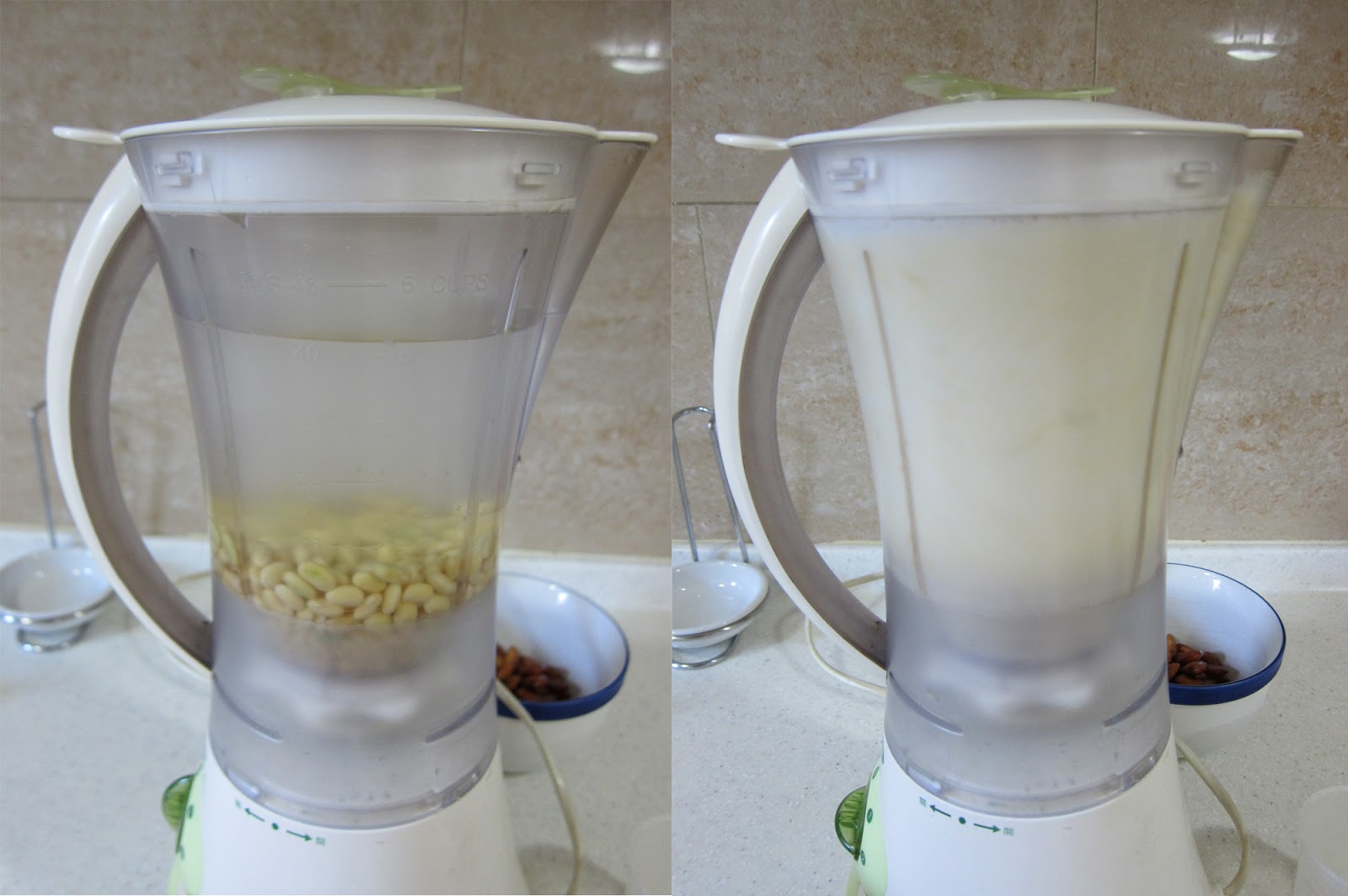 惠人原汁机榨豆浆步骤_榨汁机榨豆浆的步骤_加热破壁机打豆浆步骤